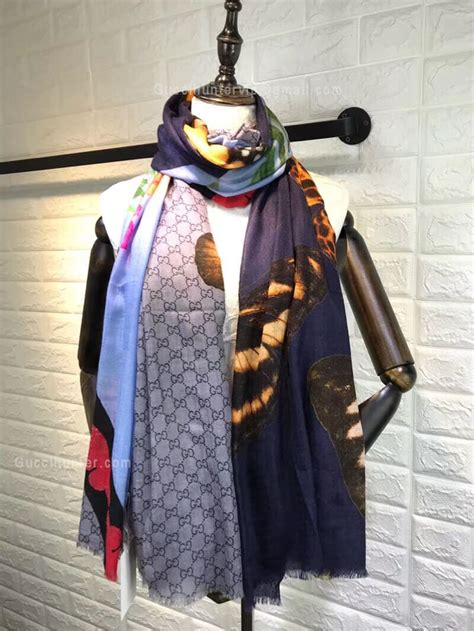 gucci silk scarves replica|gucci scarf buy online.